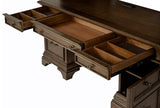 Hartshill 66-inch 5-drawer Credenza Office Desk Burnish Oak | Brown | Burnished Oak | 881282