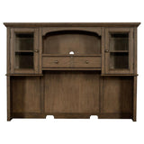 Hartshill 2-door Hutch with Shelves Burnished Oak | Brown | Burnished Oak | 881283H