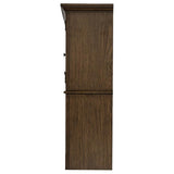 Hartshill 2-door Hutch with Shelves Burnished Oak | Brown | Burnished Oak | 881283H