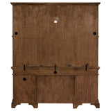 Hartshill 66-inch 5-drawer Credenza with Hutch Burnished Oak | Brown | Burnished Oak | 881283