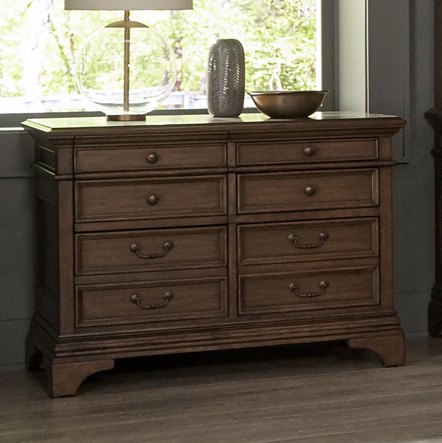 Hartshill 5-drawer Home Office File Cabinet Burnished Oak | Brown | Burnished Oak | 881284