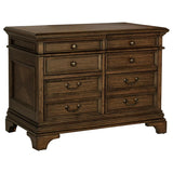 Hartshill 5-drawer Home Office File Cabinet Burnished Oak | Brown | Burnished Oak | 881284