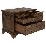Hartshill 5-drawer Home Office File Cabinet Burnished Oak | Brown | Burnished Oak | 881284