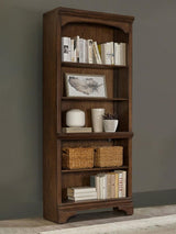Hartshill 78-inch 5-shelf Bookcase Burnished Oak | Brown | Burnished Oak | 881285