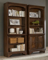 Hartshill 78-inch 5-shelf Bookcase Burnished Oak | Brown | Burnished Oak | 881285