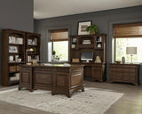 Hartshill 78-inch 5-shelf Bookcase Burnished Oak | Brown | Burnished Oak | 881285