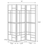Katerina 3-Panel Room Divider Folding Shoji Screen Cherry | King | Brown | Cherry | 900110