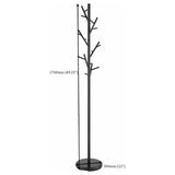 Clover 18 Hook Freestanding Metal Coat Rack Hat Hanger Black | King | Black | 900897