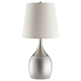 Tenya 24-inch Empire Shade Urn Table Lamp Silver (Set of 2) | King | Silver | 901471