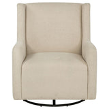 Serra Boucle Upholstered Swivel Glider Sandy Beige | Beige | Sandy Beige | 902453