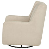 Serra Boucle Upholstered Swivel Glider Sandy Beige | Beige | Sandy Beige | 902453