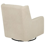 Serra Boucle Upholstered Swivel Glider Sandy Beige | Beige | Sandy Beige | 902453