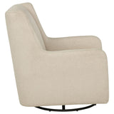 Serra Boucle Upholstered Swivel Glider Sandy Beige | Beige | Sandy Beige | 902453