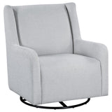 Serra Boucle Upholstered Swivel Glider Dove Grey | Grey | Dove Grey | 902454