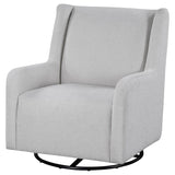 Serra Boucle Upholstered Swivel Glider Dove Grey | Grey | Dove Grey | 902454