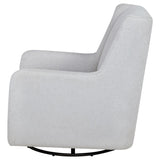 Serra Boucle Upholstered Swivel Glider Dove Grey | Grey | Dove Grey | 902454