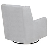Serra Boucle Upholstered Swivel Glider Dove Grey | Grey | Dove Grey | 902454