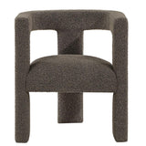 Petra Boucle Upholstered Accent Side Chair Chocolate Brown | Full | Brown | Chocolate Brown | 902880