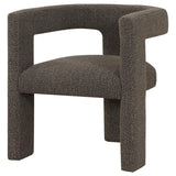 Petra Boucle Upholstered Accent Side Chair Chocolate Brown | Full | Brown | Chocolate Brown | 902880