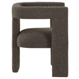 Petra Boucle Upholstered Accent Side Chair Chocolate Brown | Full | Brown | Chocolate Brown | 902880