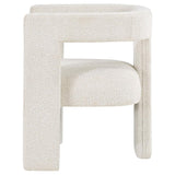 Petra Boucle Upholstered Accent Side Chair White | Full | White | 902881
