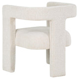 Petra Boucle Upholstered Accent Side Chair White | Full | White | 902881