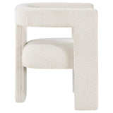 Petra Boucle Upholstered Accent Side Chair White | Full | White | 902881