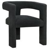 Petra Boucle Upholstered Accent Side Chair Black | Full | Black | 902882