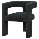 Petra Boucle Upholstered Accent Side Chair Black | Full | Black | 902882