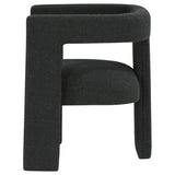 Petra Boucle Upholstered Accent Side Chair Black | Full | Black | 902882