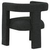 Petra Boucle Upholstered Accent Side Chair Black | Full | Black | 902882