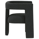 Petra Boucle Upholstered Accent Side Chair Black | Full | Black | 902882