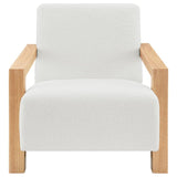 Fitzroy Boucle Upholstered Accent Arm Chair Ivory | King | Ivory | 903094