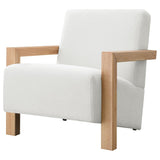 Fitzroy Boucle Upholstered Accent Arm Chair Ivory | King | Ivory | 903094
