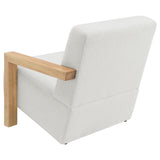 Fitzroy Boucle Upholstered Accent Arm Chair Ivory | King | Ivory | 903094