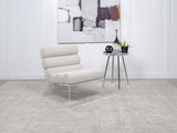 Serreta Boucle Upholstered Armless Acrylic Chair Ivory | Ivory | 903161