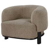 Lawler Upholstered Barrel Back Accent Chair Brown and Black | Brown | Brown / Black | 903170