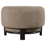 Lawler Upholstered Barrel Back Accent Chair Brown and Black | Brown | Brown / Black | 903170