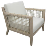 HP0426 Accent Chair White / Weathered Natural
