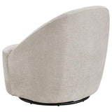 Leon Chenille Upholstered Swivel Accent Chair Beige | Full | Beige | Greige | 903411