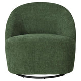 Leon Chenille Upholstered Swivel Accent Chair Green | Full | Green | 903412