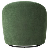 Leon Chenille Upholstered Swivel Accent Chair Green | Full | Green | 903412