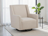 Sorrel Fabric Upholstered Swivel Glider Arm Chair Latte | King | Brown | Latte | 903930