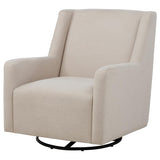 Sorrel Fabric Upholstered Swivel Glider Arm Chair Latte | King | Brown | Latte | 903930