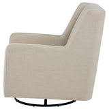 Sorrel Fabric Upholstered Swivel Glider Arm Chair Latte | King | Brown | Latte | 903930