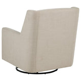 Sorrel Fabric Upholstered Swivel Glider Arm Chair Latte | King | Brown | Latte | 903930