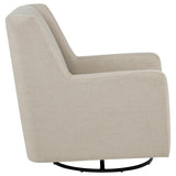 Sorrel Fabric Upholstered Swivel Glider Arm Chair Latte | King | Brown | Latte | 903930