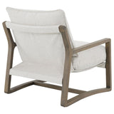 Geneva Boucle Upholstered Wood Arm Accent Chair Sand | King | Beige | Sand | 907509