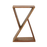Lily Solid Reclaimed Wood Accent Side Table Natural | King | Multi | Natural | 910180