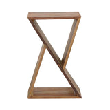 Lily Solid Reclaimed Wood Accent Side Table Natural | King | Multi | Natural | 910180